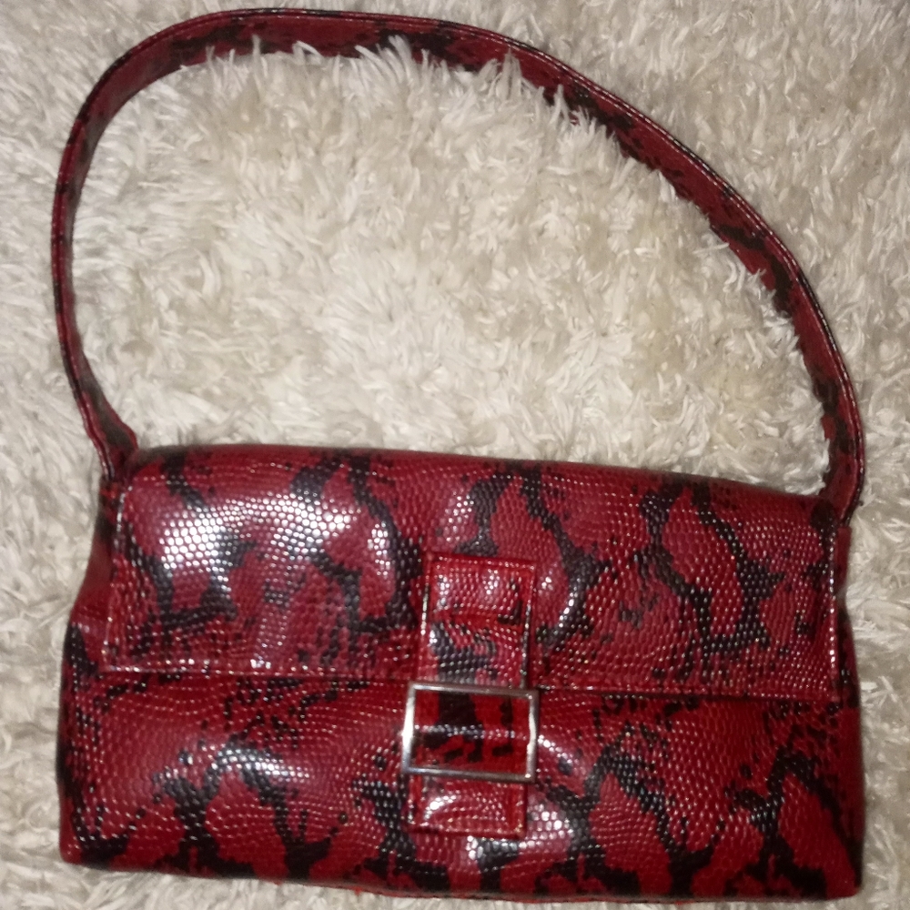 Red Snakeskin bag